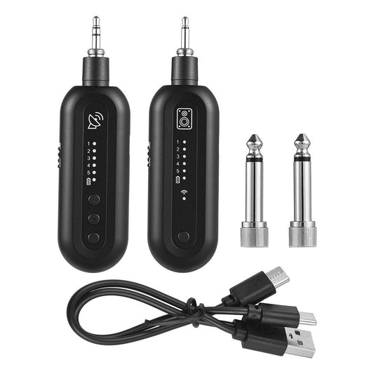 Wireless Guitar System JTS-5 Rechargeable Transmitter Receiver Set