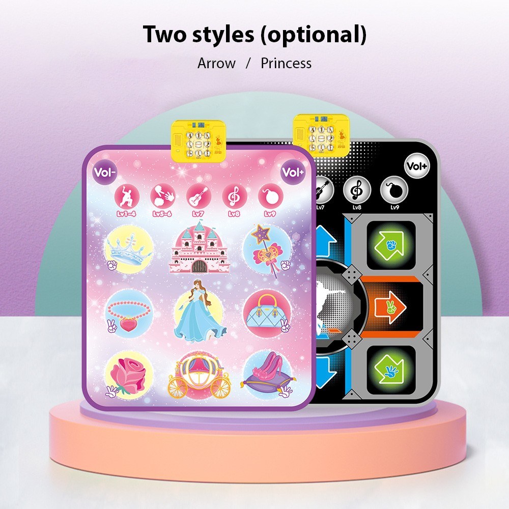 Multifunctional Electronic Dance Pad - 5 Game Modes & 9 Difficulty Levels Piano Game