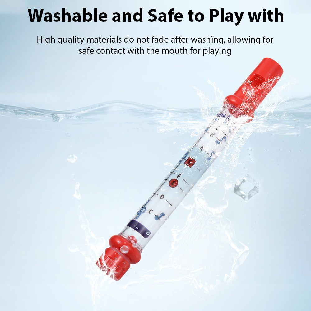Musical Water Flute Set: 5-Piece Bath Time Fun & Learning
