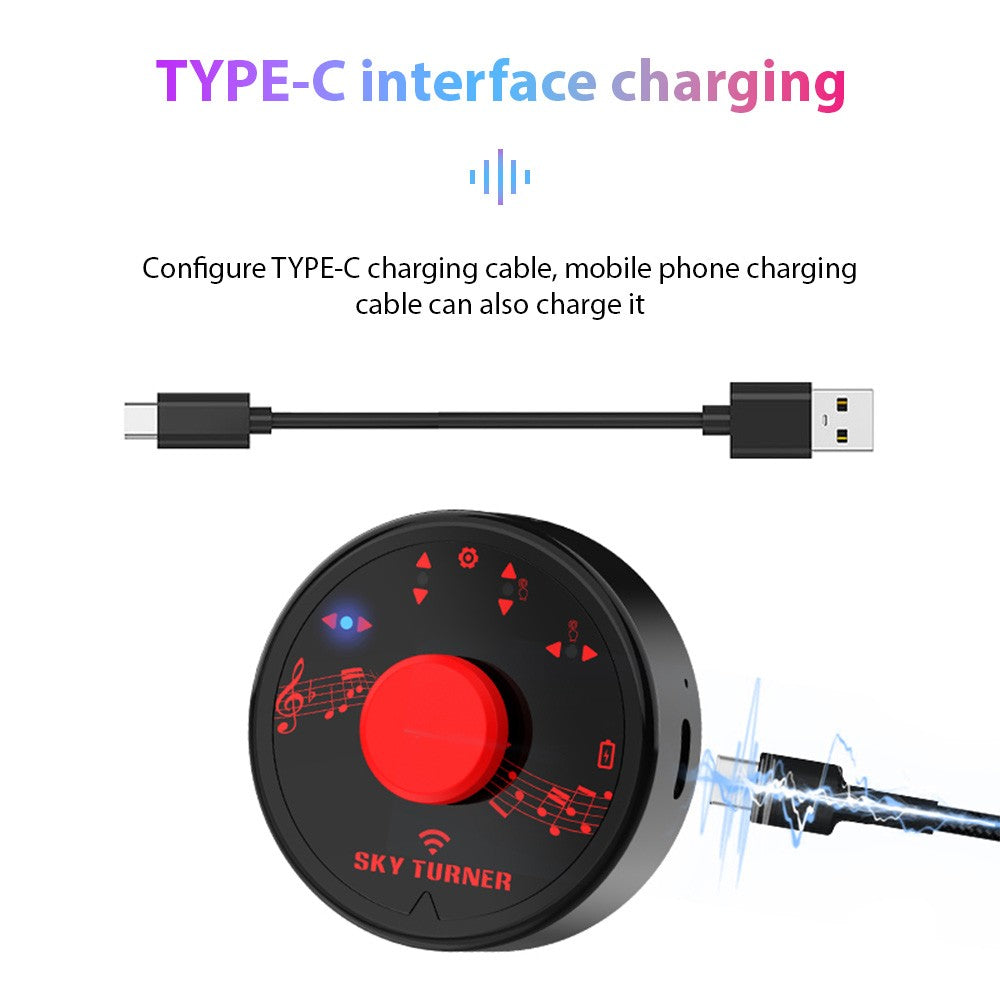 Portable Bluetooth Page Turner Pedal - Rechargeable Foot Controller for Multimedia Devices