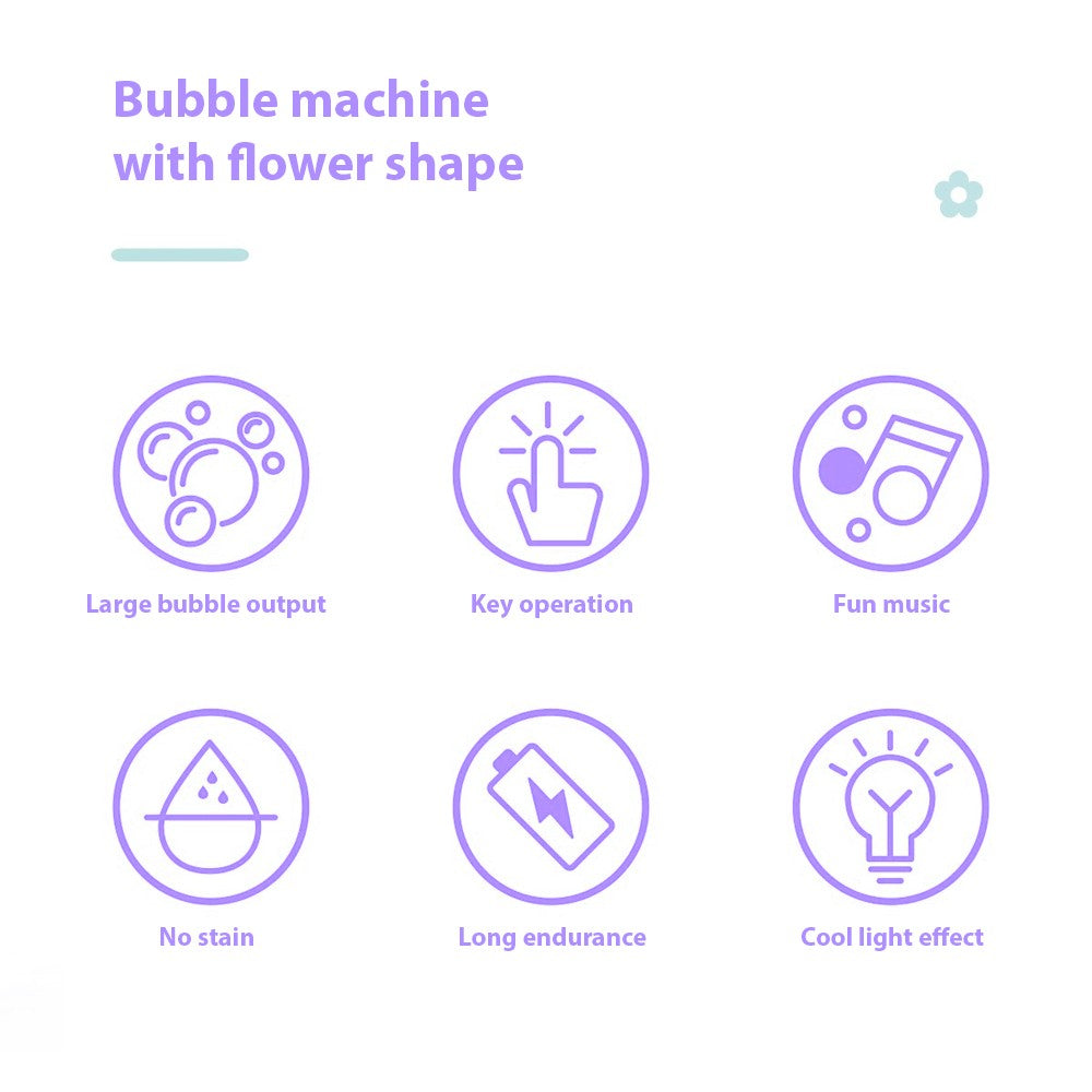 Sound Lamp Bubble Machine for Parties: Weddings, Birthdays, Outdoor, Christmas