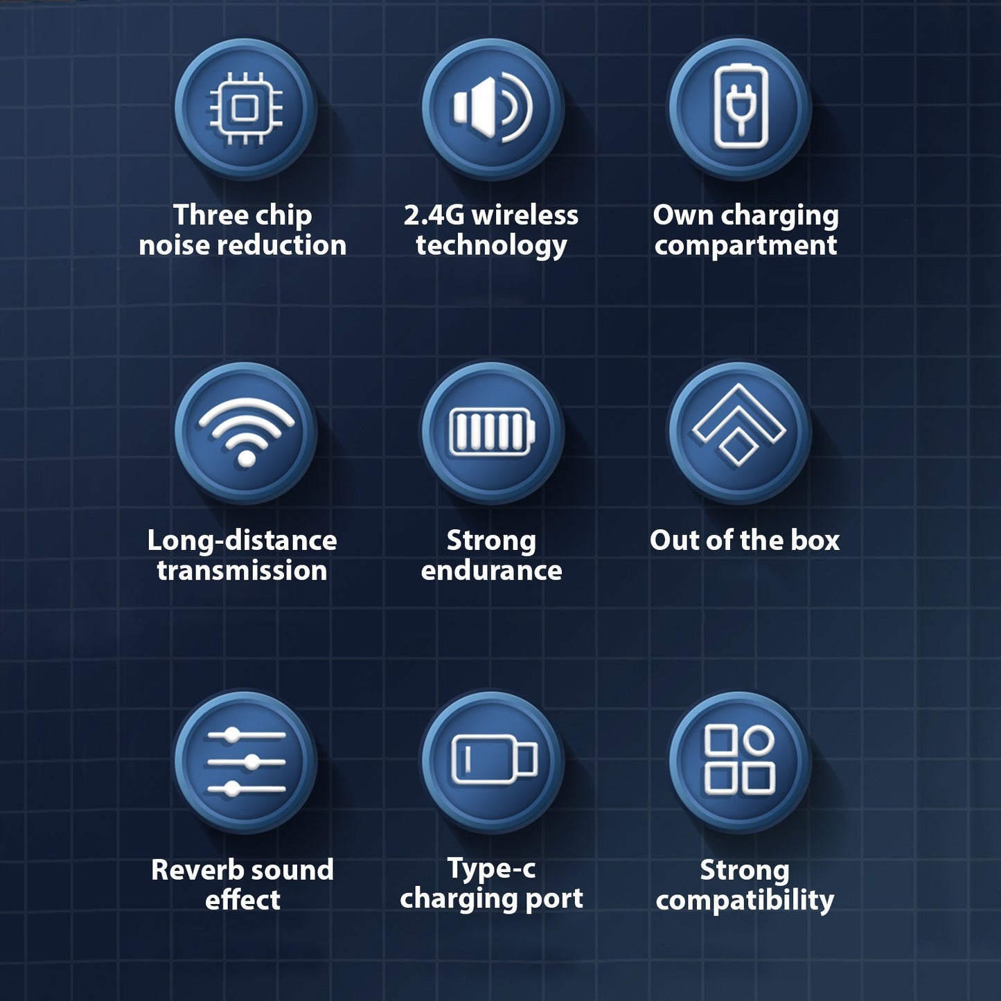 Dual Clip J6 Wireless Lapel Microphone with 2.4G Technology and Advanced Noise Reduction
