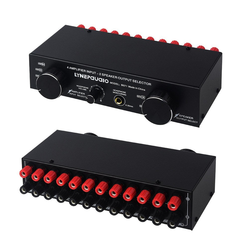 High-Power Amplifier Speaker Selector Switch - Versatile, Compatible, Quality Sound by LYNEPaUalO