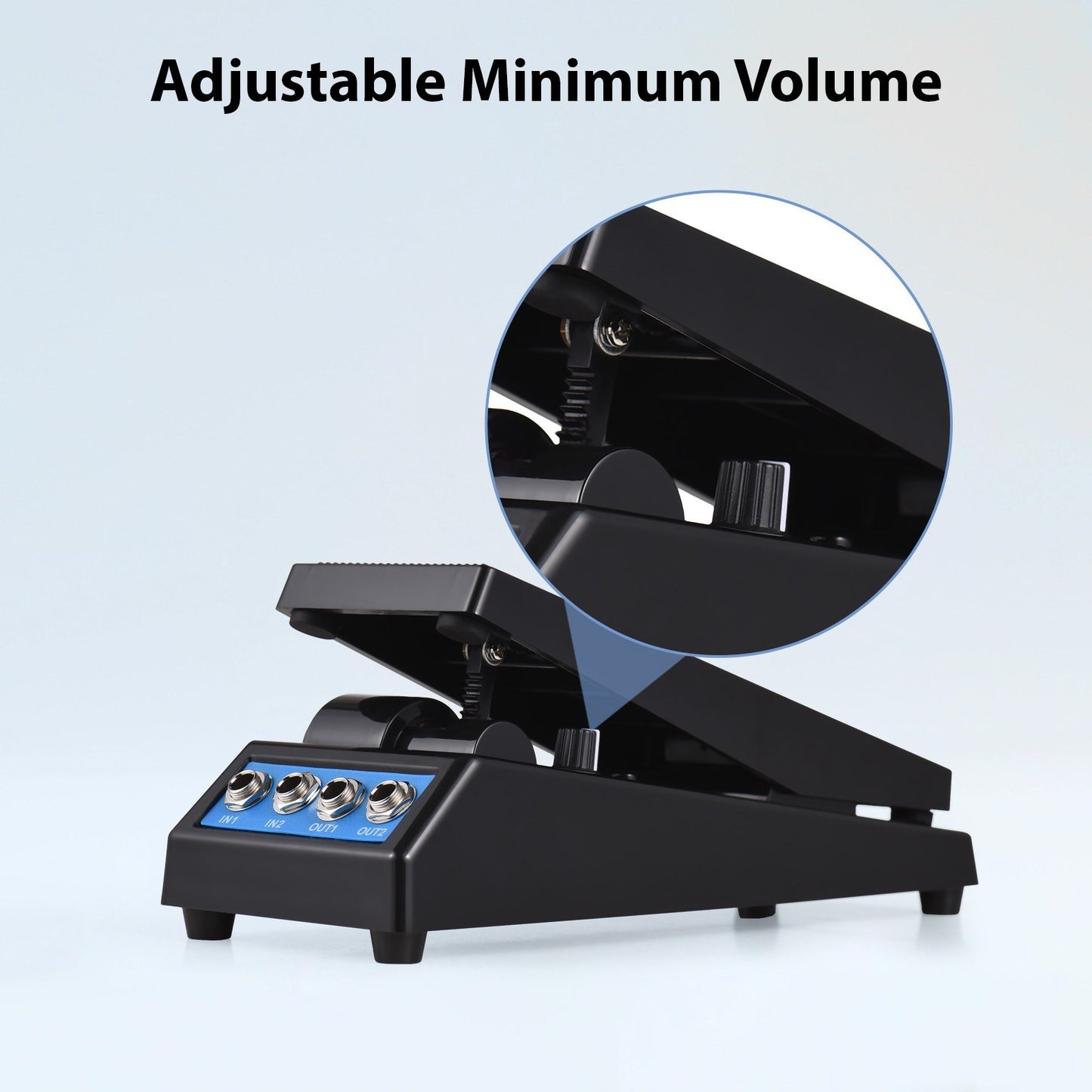 Dual Channel Professional Volume Pedal for Bass & Electric Guitars