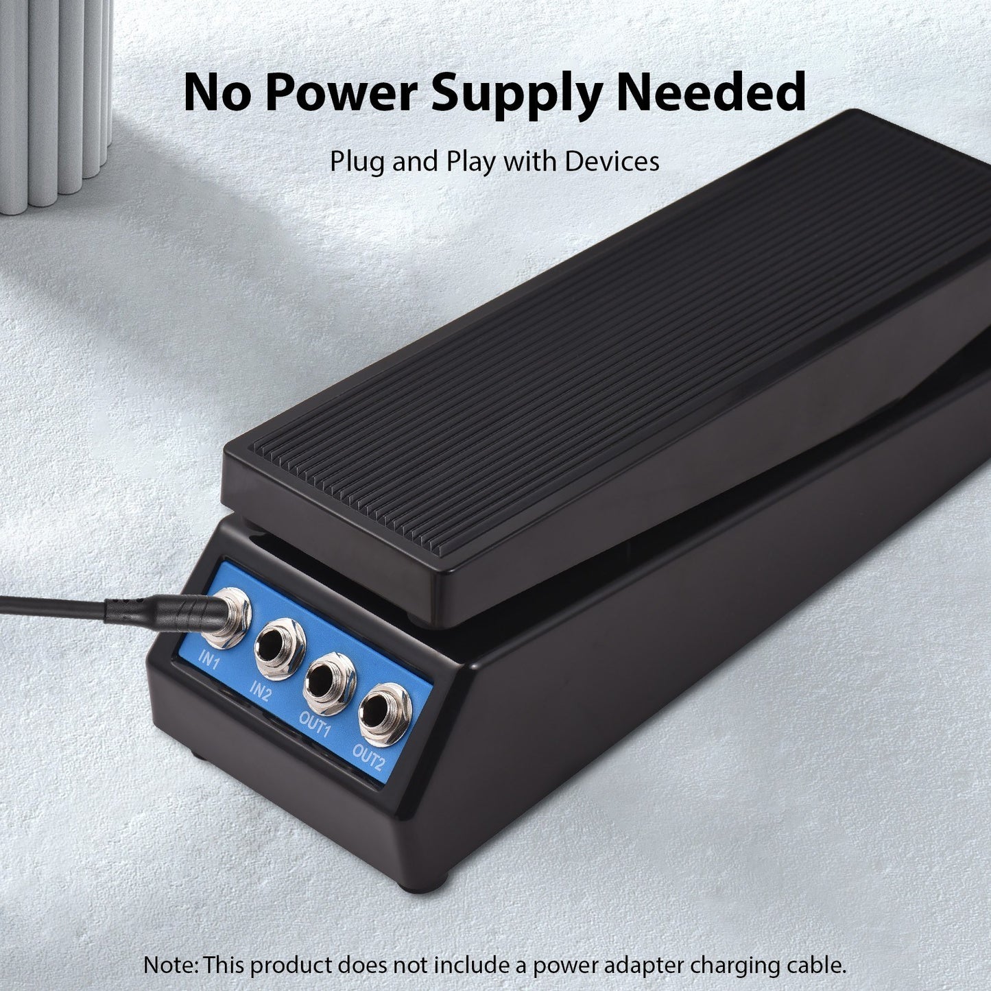 Dual Channel Professional Volume Pedal for Bass & Electric Guitars