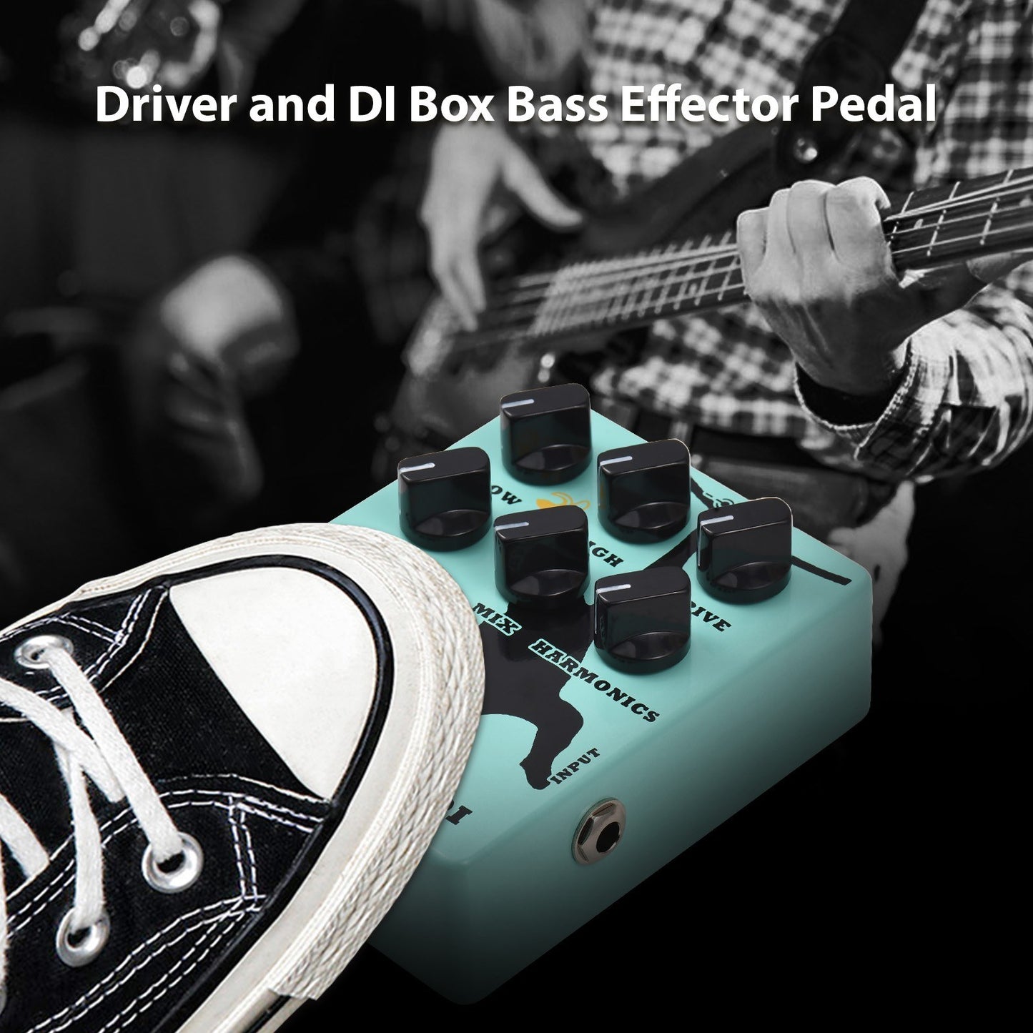 ZDI-2 Bass Effector Pedal - Authentic Tube Amplifier Sound & Versatile Output Options