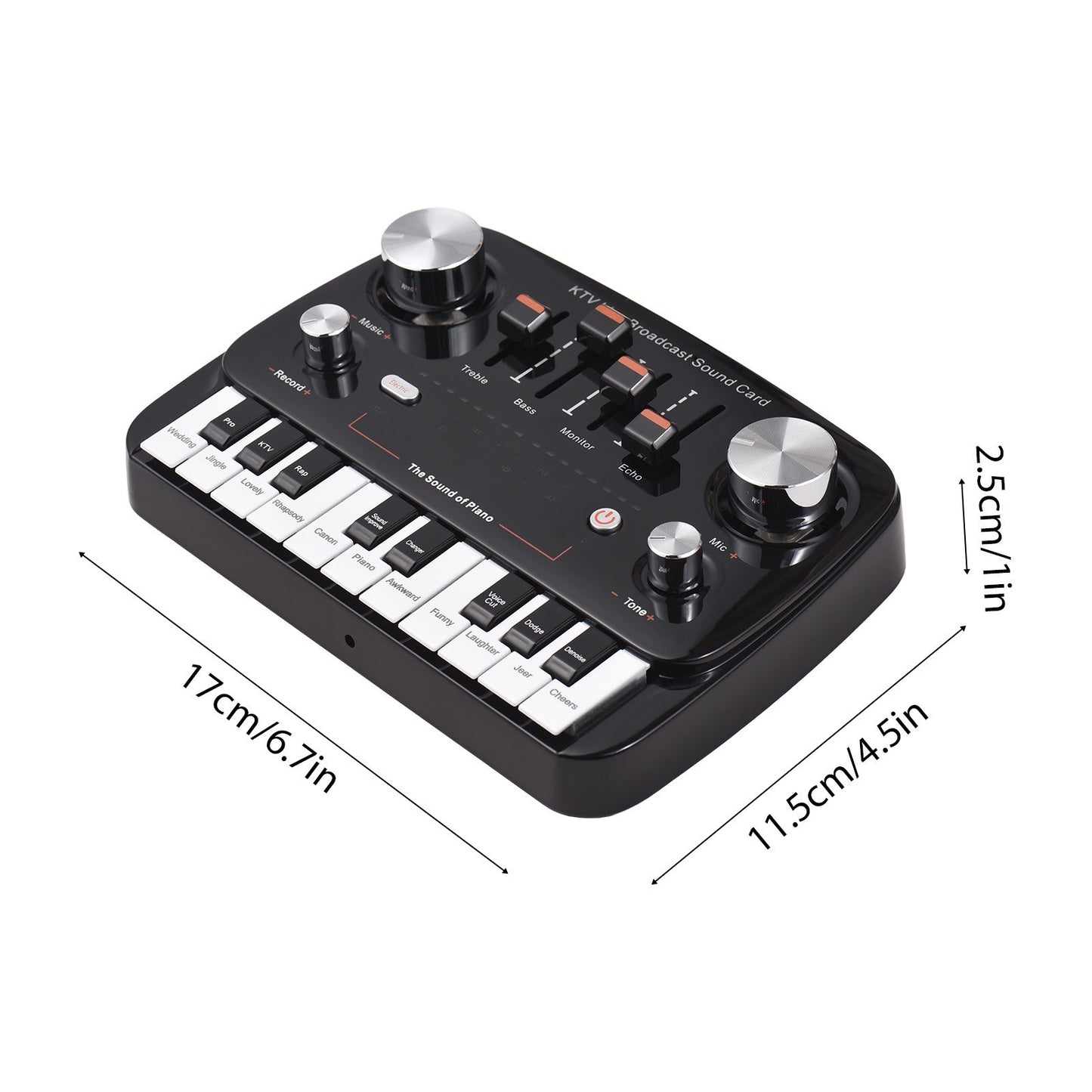 GAX-S10 Live Sound Card - Professional DSP Chip & Noise Reduction Technology