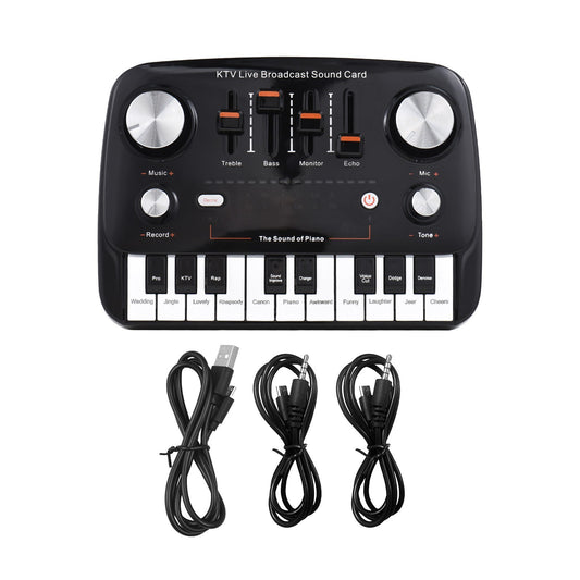 GAX-S10 Live Sound Card - Professional DSP Chip & Noise Reduction Technology