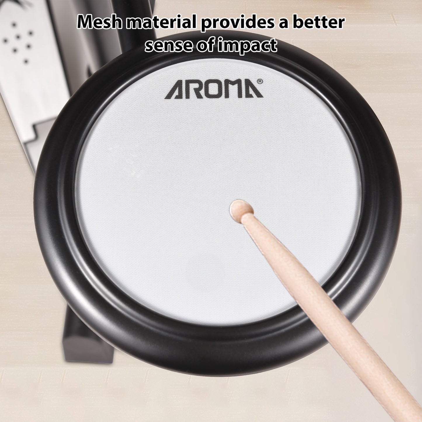 AROMA TDX-16 Beginner-Friendly Electronic Drum Kit
