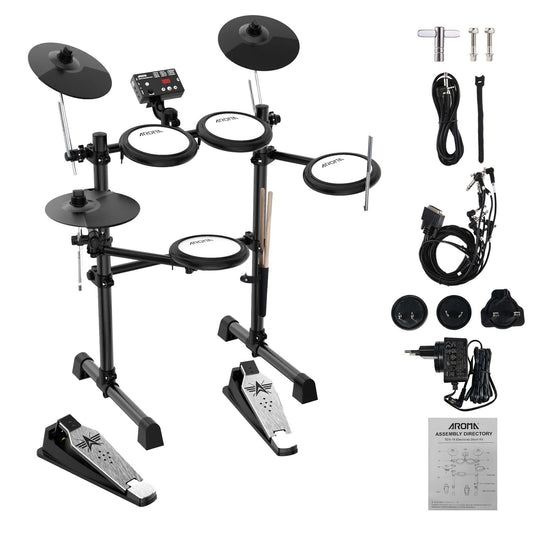 AROMA TDX-16 Beginner-Friendly Electronic Drum Kit