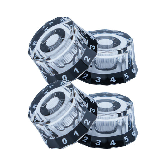 Dodecagon Electric Guitar Knobs, 4pcs - Unique Design, Perfect Fit