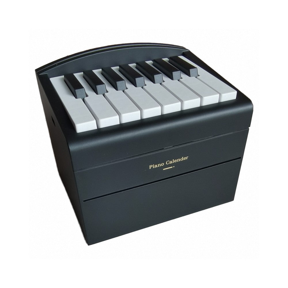 2024 Mini Piano Desk Calendar: Creative Music Box with Playable Music Cards
