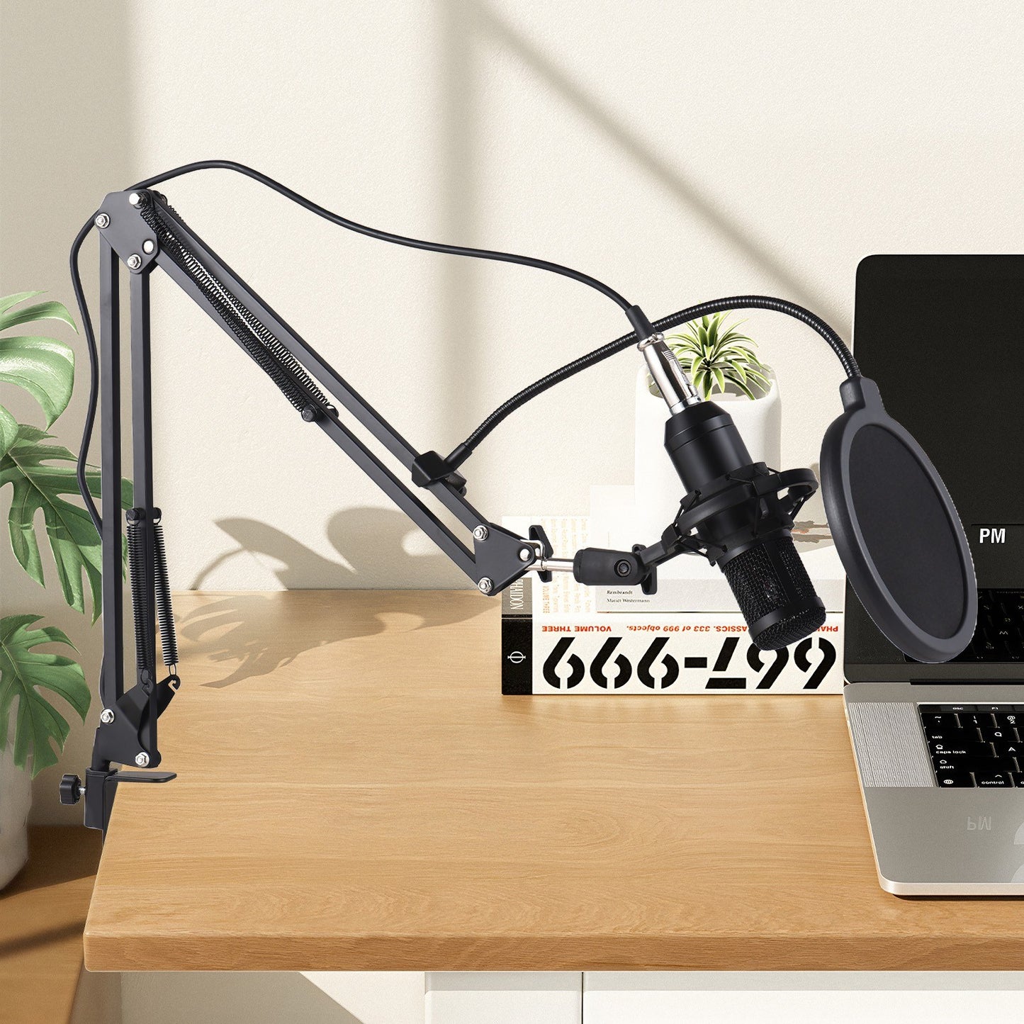 Ultimate M8 Podcast Equipment Bundle: Complete Condenser Microphone with Live Sound Card Kit