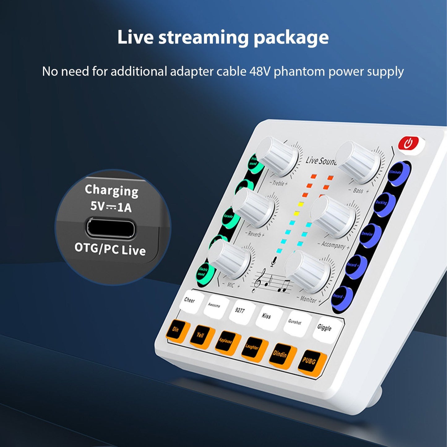 Ultimate M8 Podcast Equipment Bundle: Complete Condenser Microphone with Live Sound Card Kit