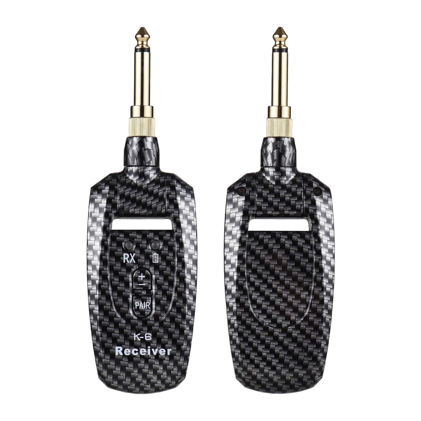 Portable KT-6 2.4G UHF Guitar Transmitter Receiver Set - Rechargeable, Long-Range, Plug & Play