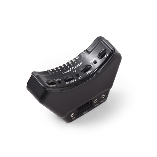 K6 Sound Hunter Wooden Guitar Pickup with Resonance, Anti-Howl, and Bluetooth Accompaniment
