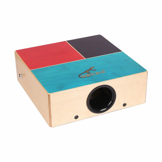 GECKO C-69 Wooden Cajon Drum - Portable Percussion Instrument for Beginners & Musicians