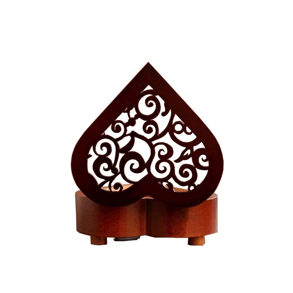 Elegant Heart-Shaped Wooden Music Box: The Perfect Gift for Every Occasion