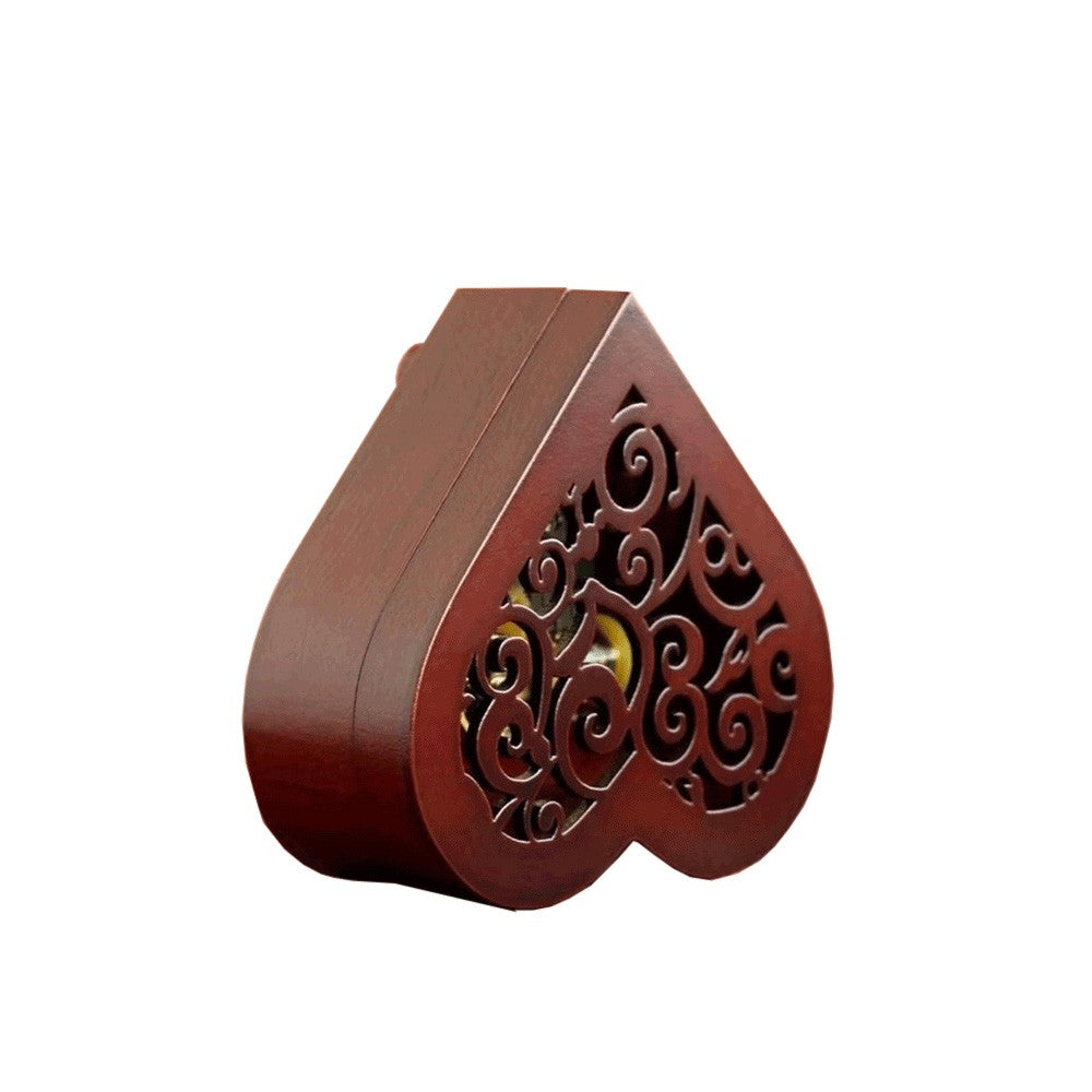 Elegant Heart-Shaped Wooden Music Box: The Perfect Gift for Every Occasion