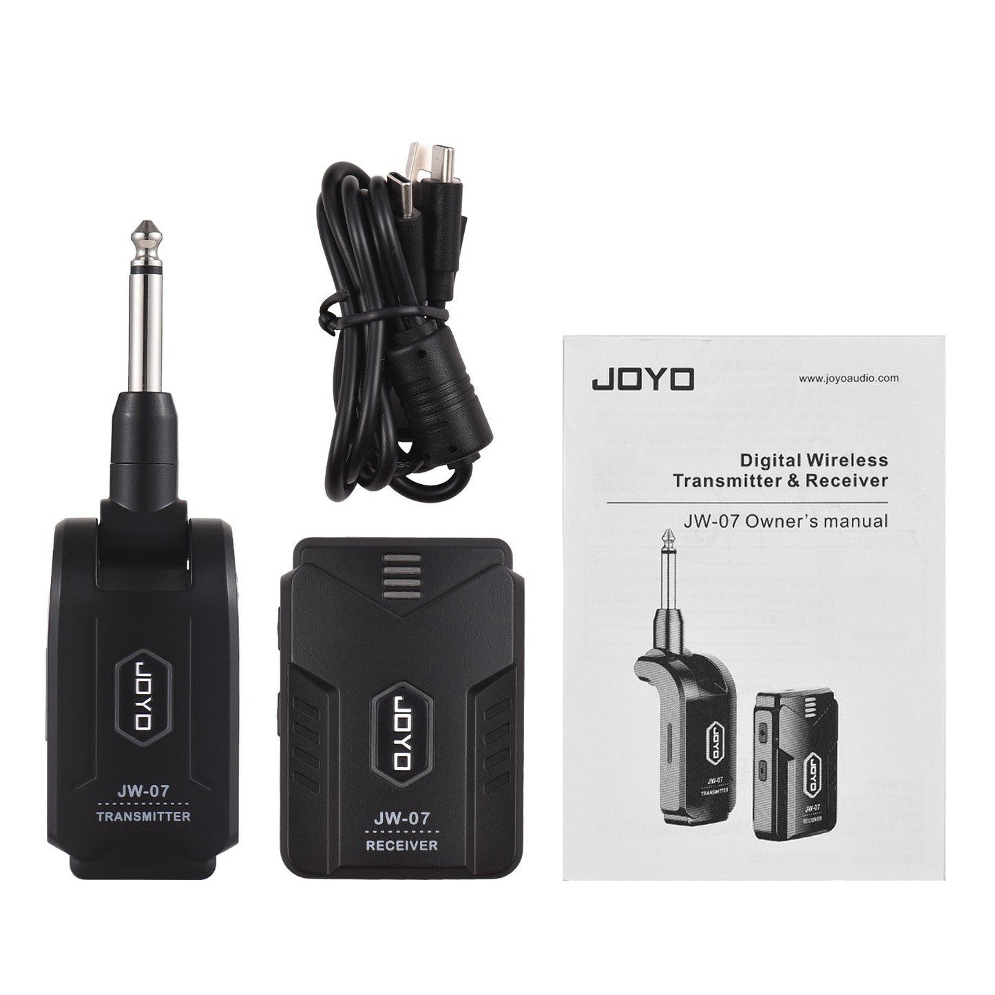 JOYO JW-07 2.4G Wireless In-Ear Monitor System - Premium Sound, Ultra-Low Latency, Extended Range