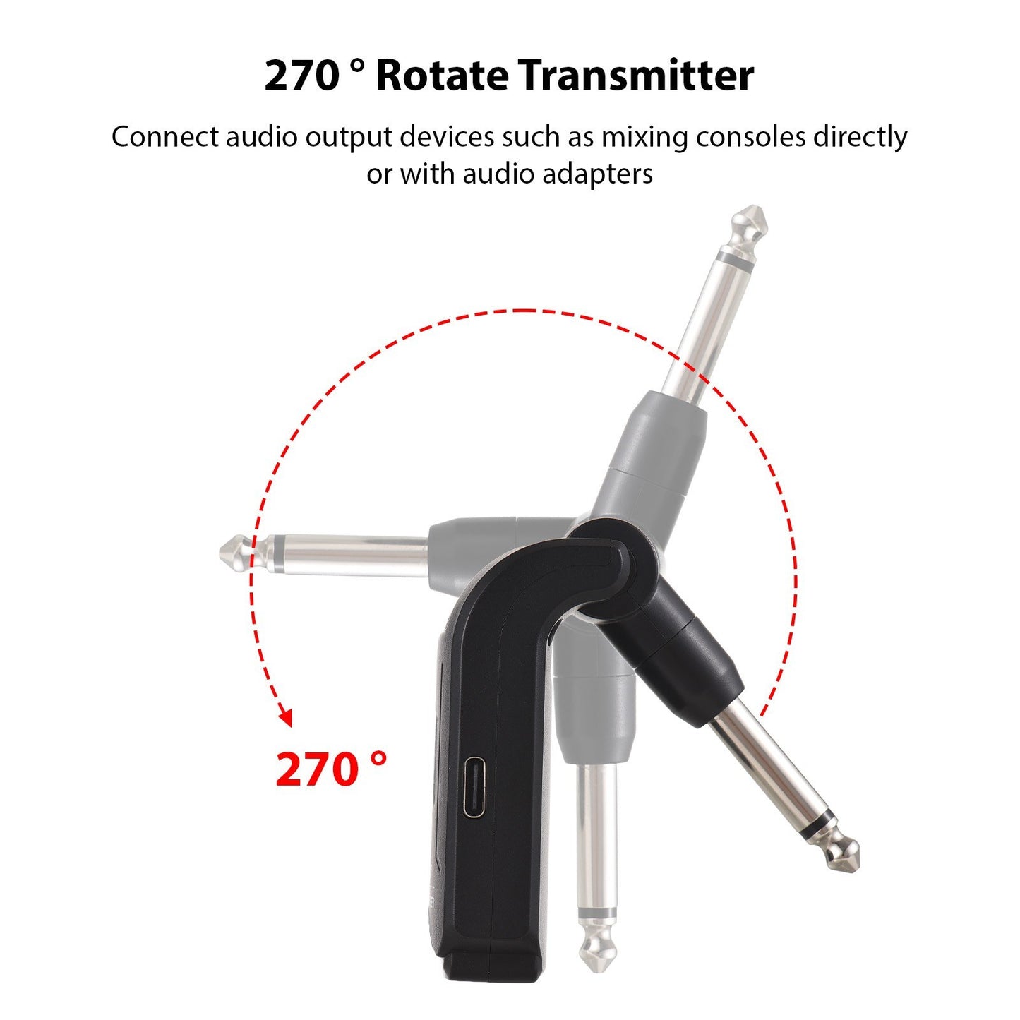 JOYO JW-07 2.4G Wireless In-Ear Monitor System - Premium Sound, Ultra-Low Latency, Extended Range