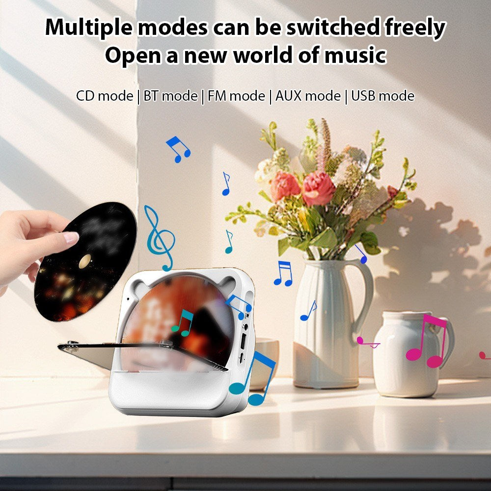 Portable HiFi Stereo CD Player KC-816 BT - LED Display, FM Radio, USB/AUX, Remote Control