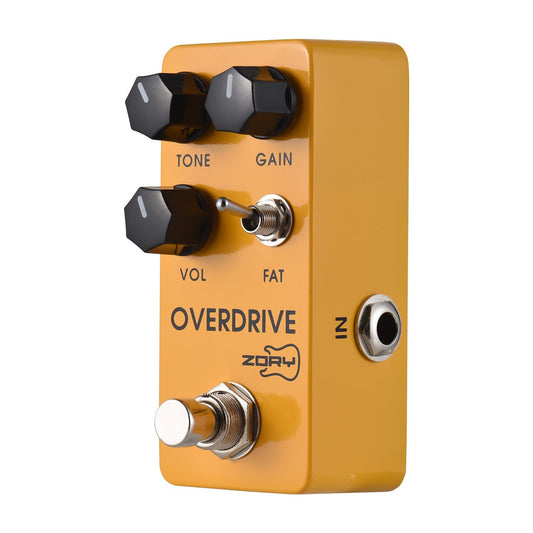 ZORY Z-02 Overdrive Pedal with Versatile Tone Control & True Bypass