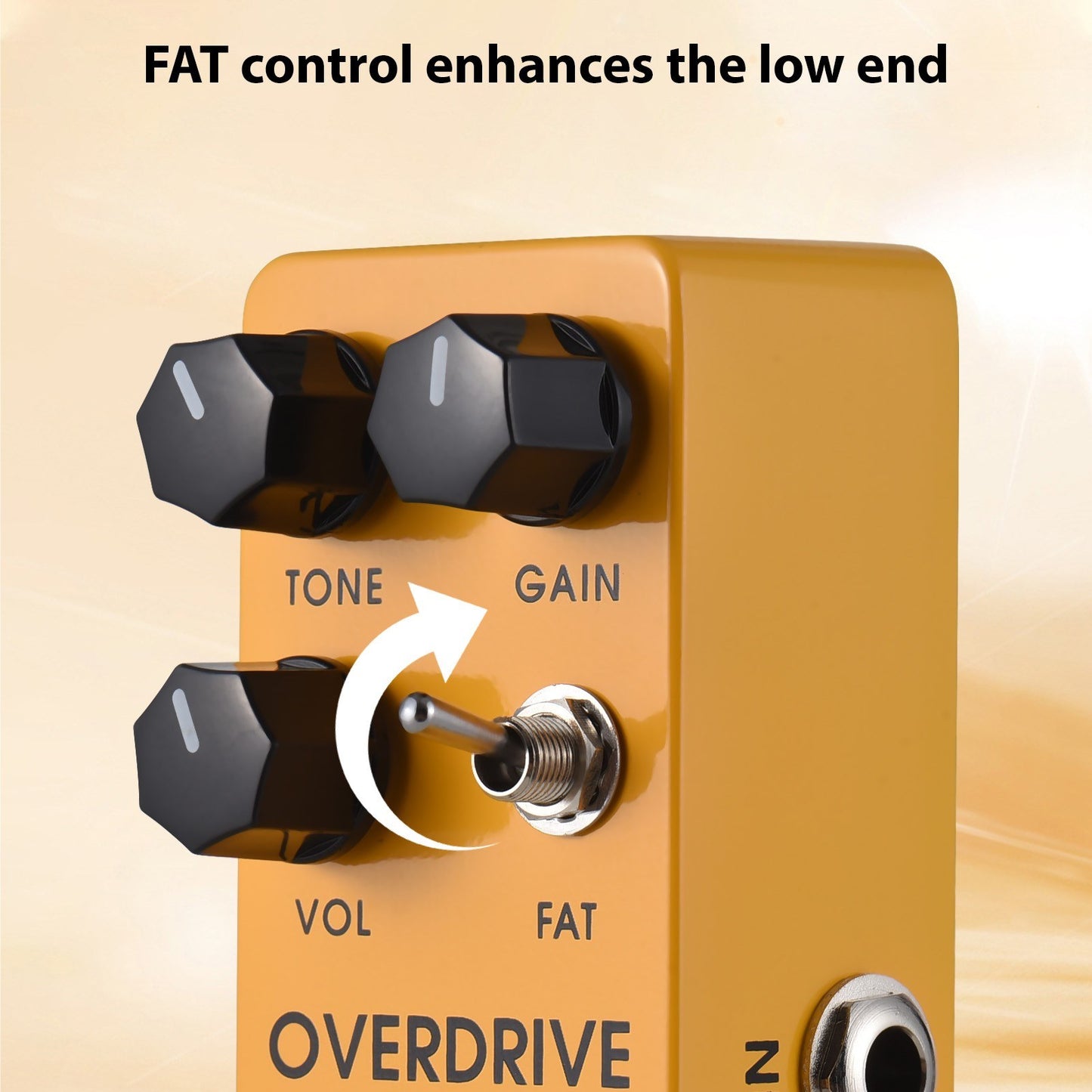 ZORY Z-02 Overdrive Pedal with Versatile Tone Control & True Bypass