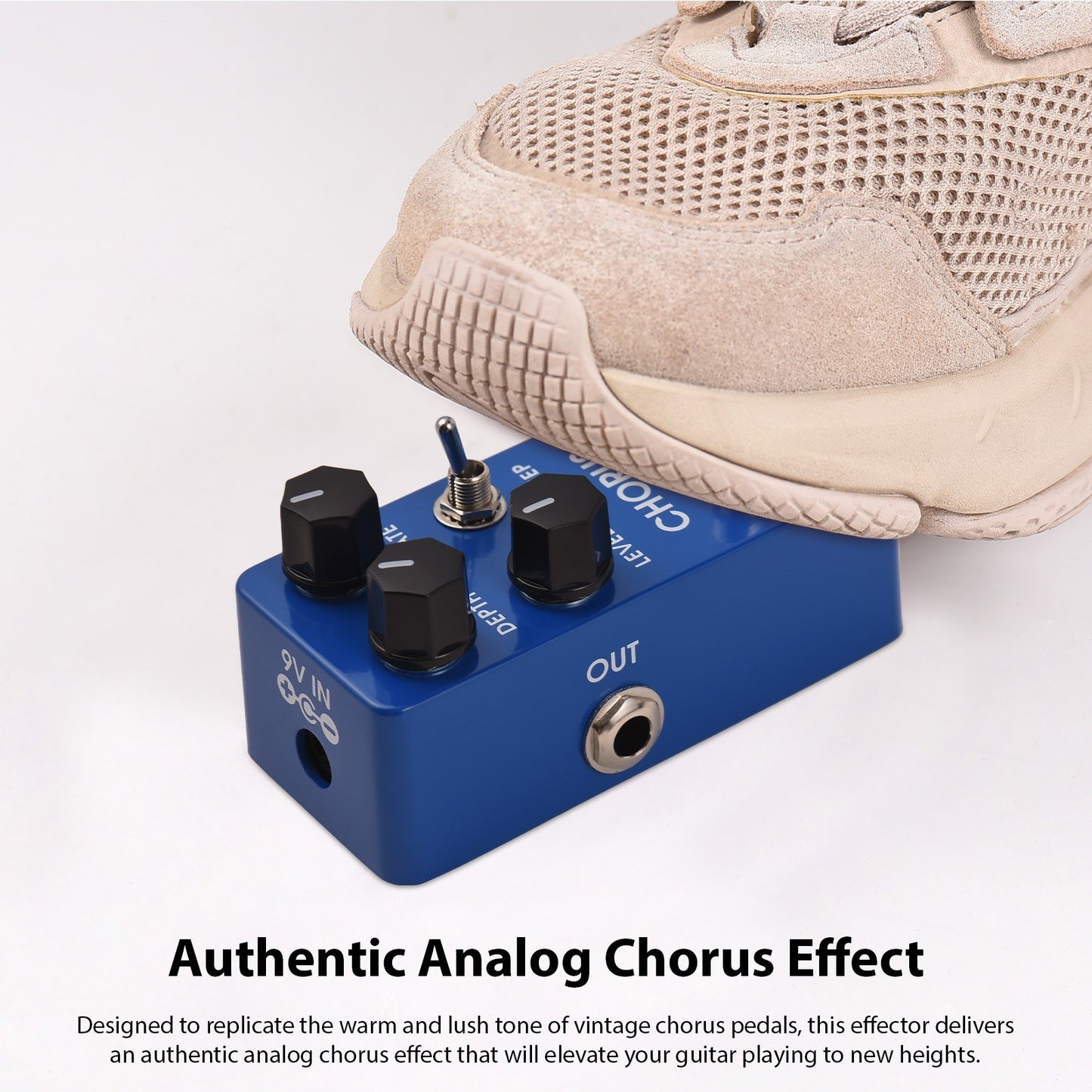 ZORY Z-05 Analog Chorus Guitar Effects Pedal - Versatile Controls, True Bypass