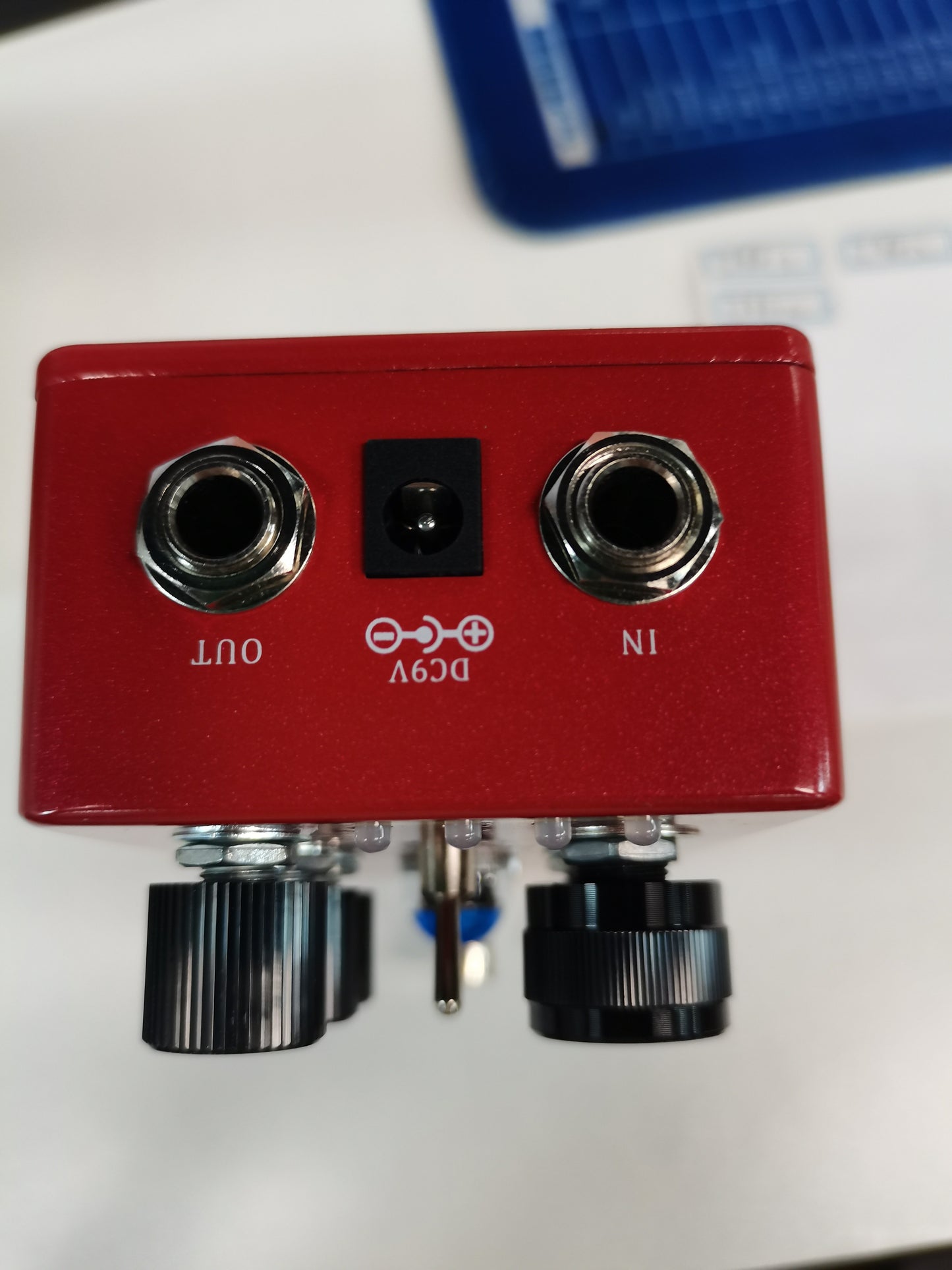 MOSKYAUDIO M Series Red Brown Distortion Guitar Effects Pedal with True Bypass
