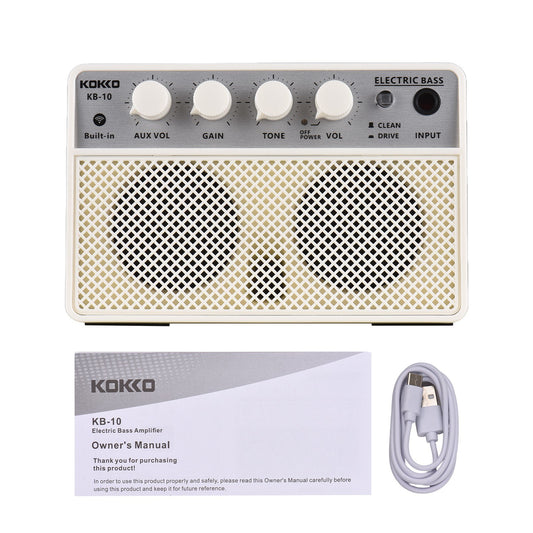 KOKKO KB-10 10W Portable Electric Bass Practice Amp