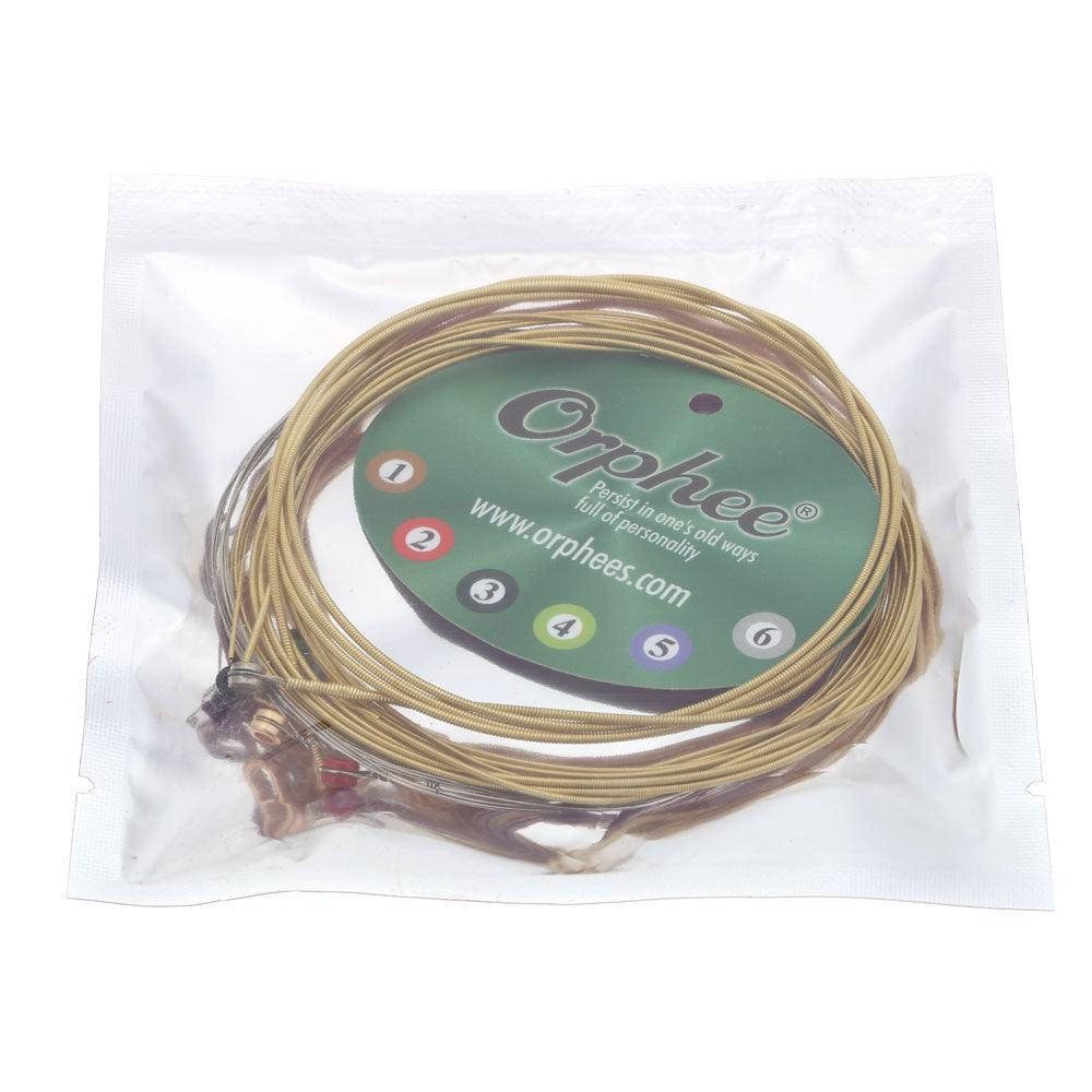 Orphee TX630 Phosphor Bronze Acoustic Guitar Strings (.011-.052) 75/25
