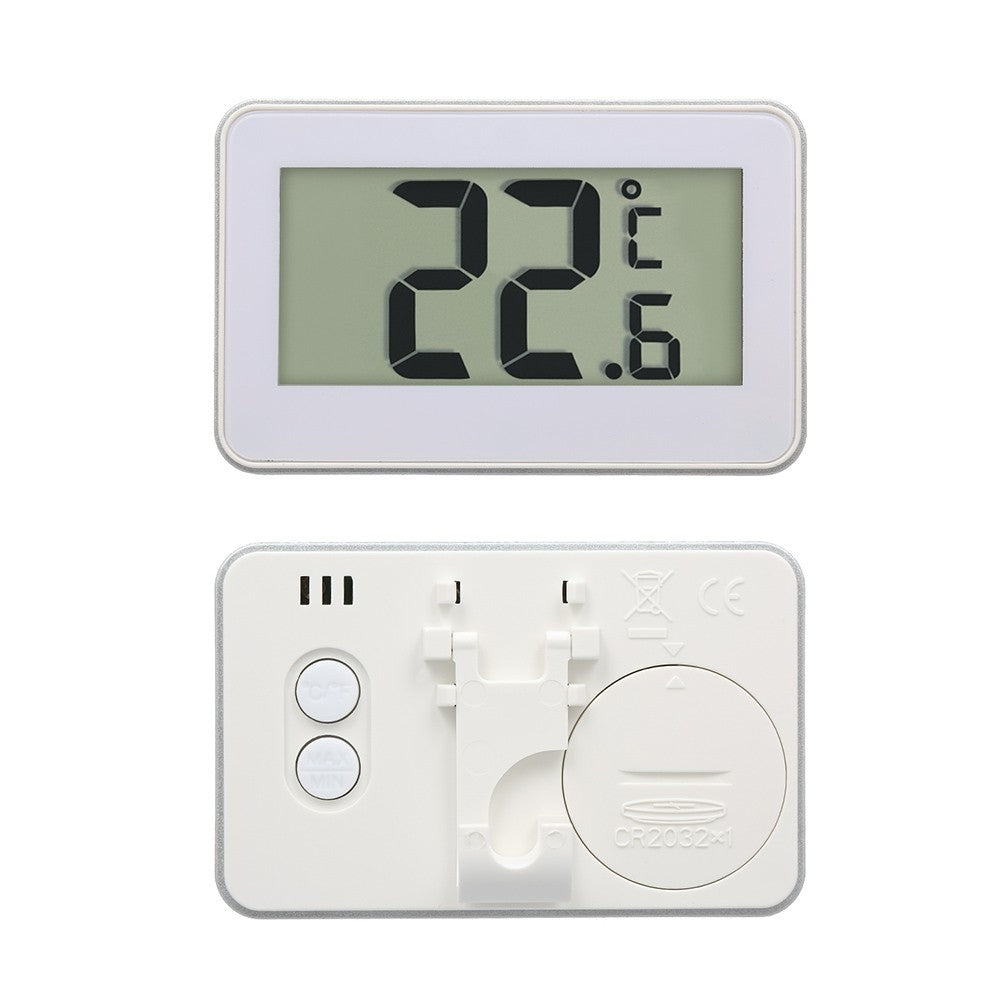 Digital LCD Fridge Freezer Thermometer with Adjustable Stand & Frost Alert