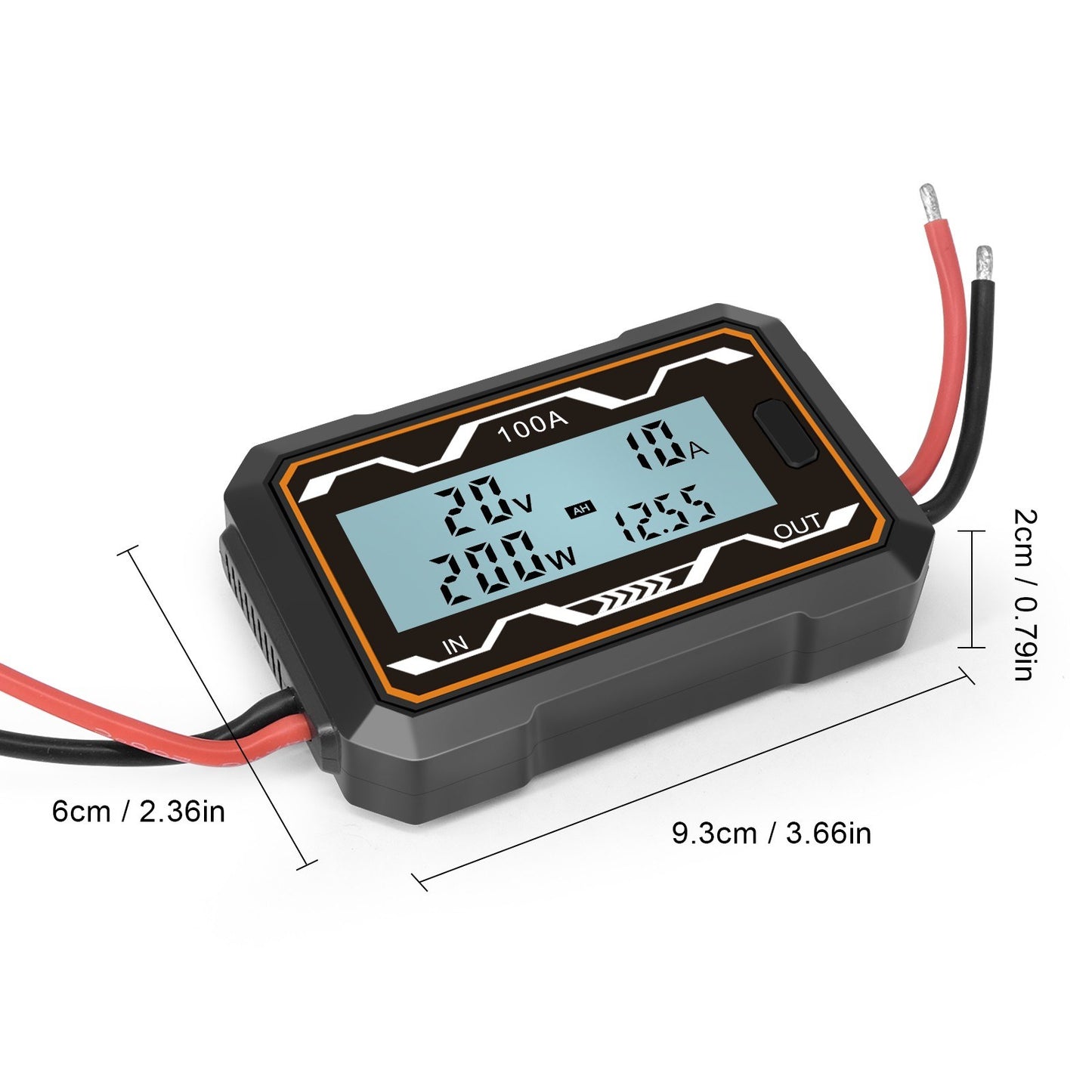 High Precision DC Power Analyzer - Voltage & Current Meter for Battery Testing