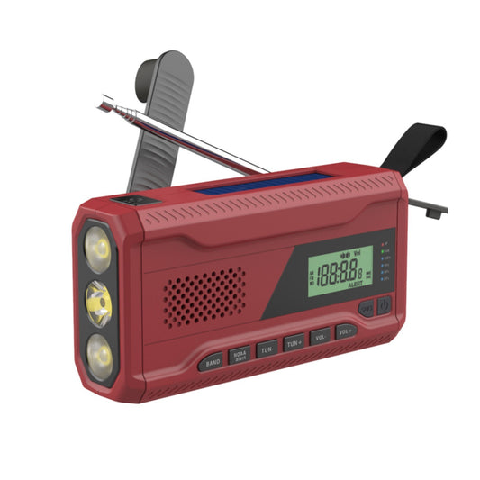 Emergency Hand Crank Radio with AM/FM & 3-in-1 LED Flashlight