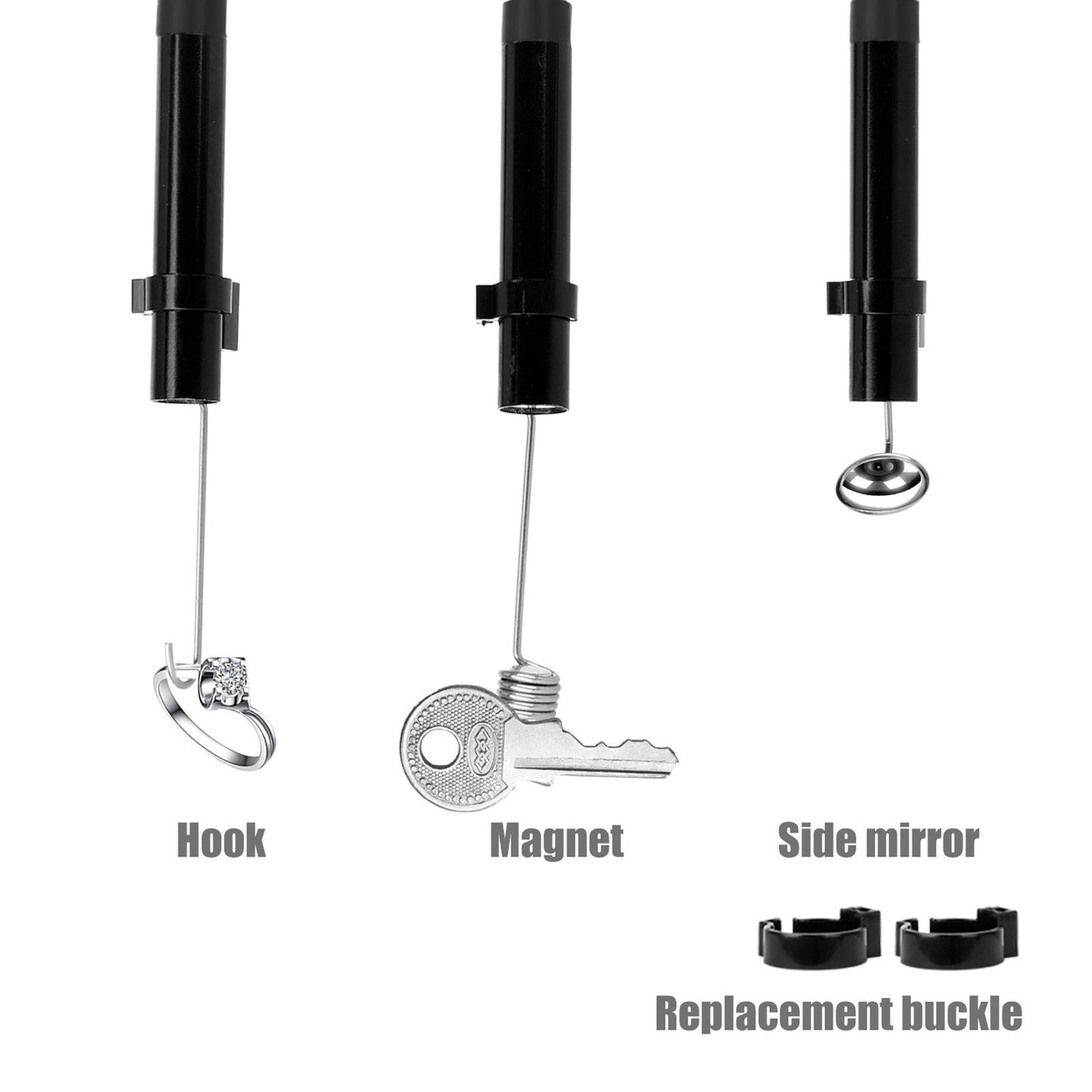 1920*1080P Industrial Endoscope Camera, 6 LED, IP67 Waterproof, 4.3 LCD, 5m Hard Wire, 5.5mm Diameter