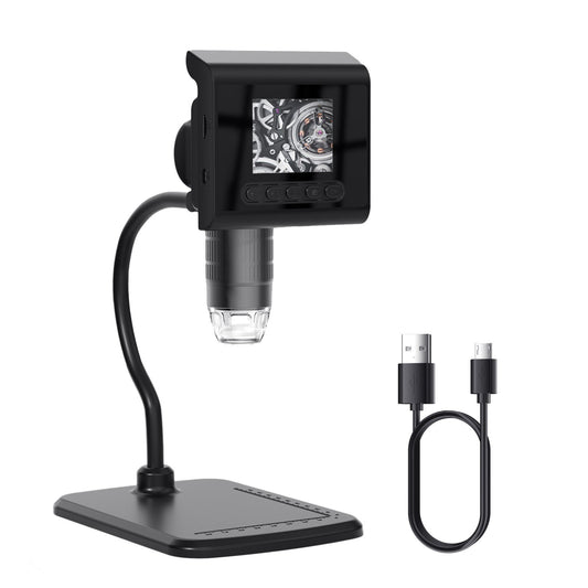 1080P 1000X Digital Microscope Camera with 2.4 Inch LCD Display