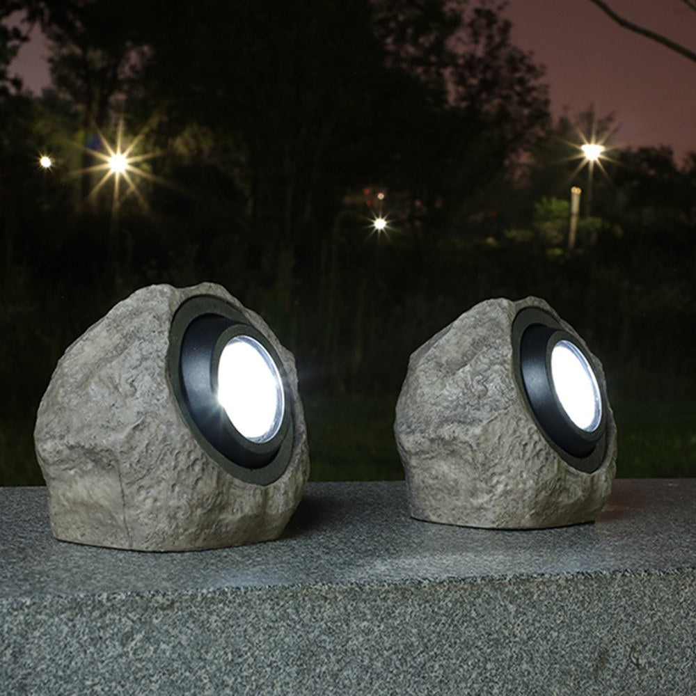 Stone-Like Solar Lawn Lamp