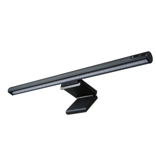 USB-C LED Monitor Light with 3-Color Temperature, Stepless Dimming, Memory Function - Portable for Study, Café, Home Use