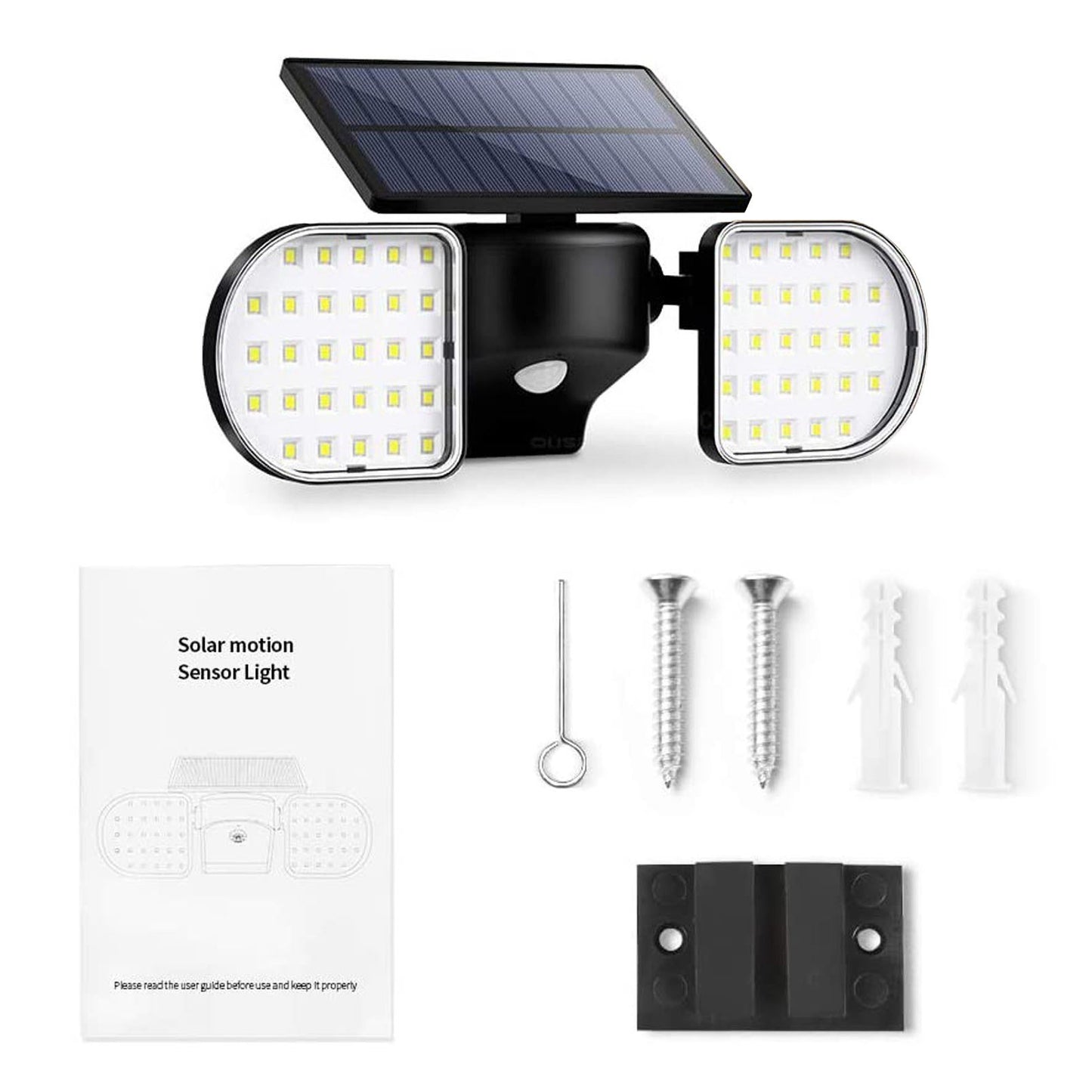 Weatherproof Outdoor Solar Sensor Wall Light for Home & Garden