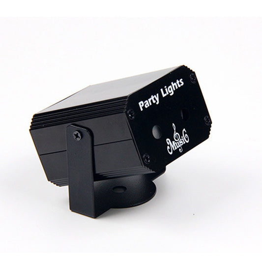 Sound-Activated Red & Green Stage Projector - DJ Disco Party Club Dance Lighting