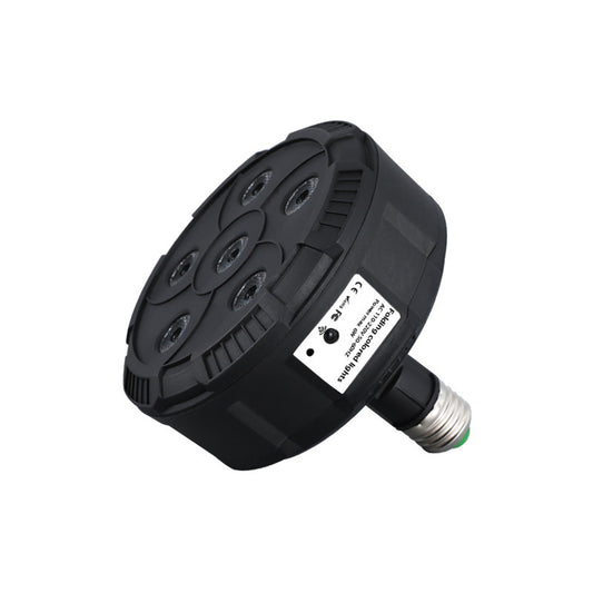 RGBW Mini Par Light - 5 LEDs, Voice Controlled, Remote, E27 Base, Perfect for KTV Bar Party Atmosphere