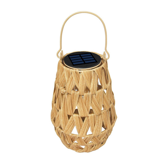 Solar LED Rattan Lanterns: Hand-Woven Outdoor Patio Lights