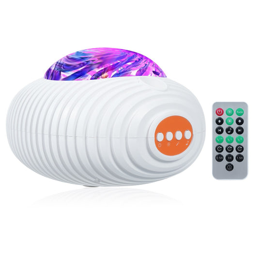 Aurora Galaxy Star Projector with White Noise & Remote Control for Bedroom