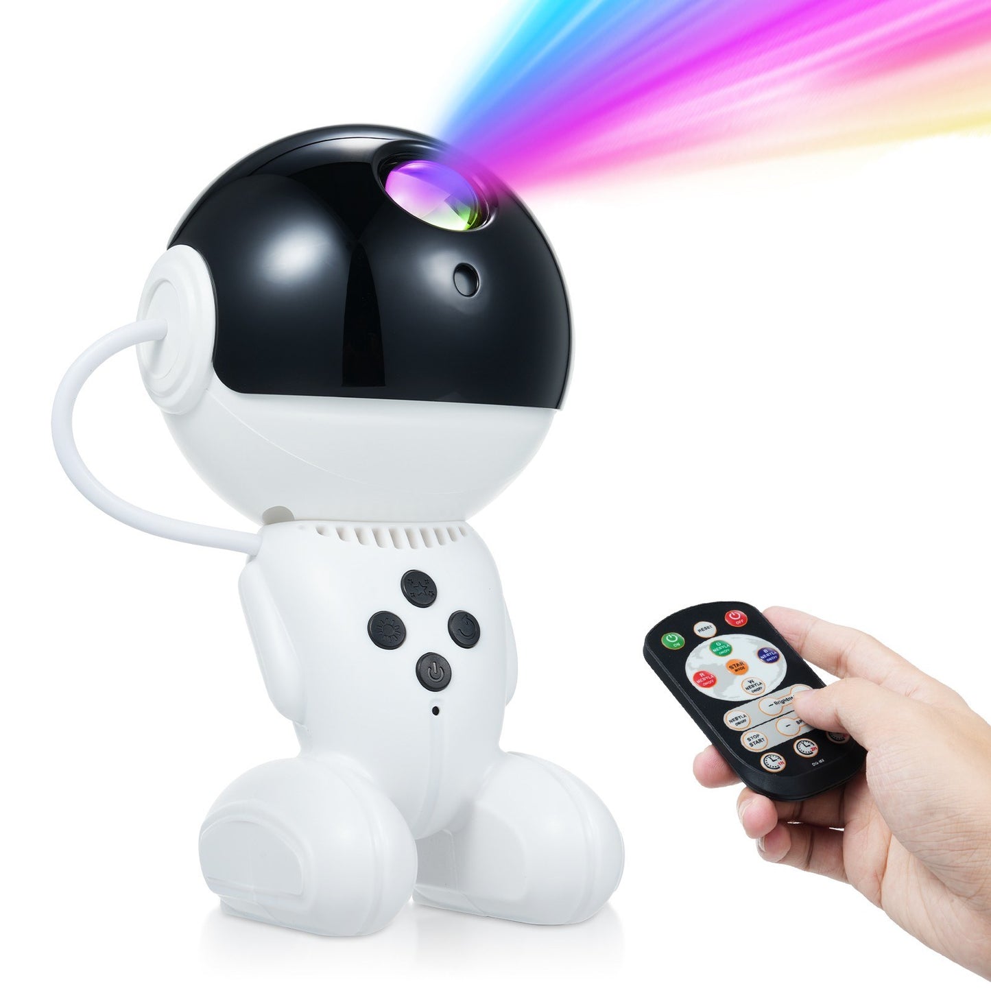 LED Galaxy Star Projector Night Light with 15 Effects & Remote Control