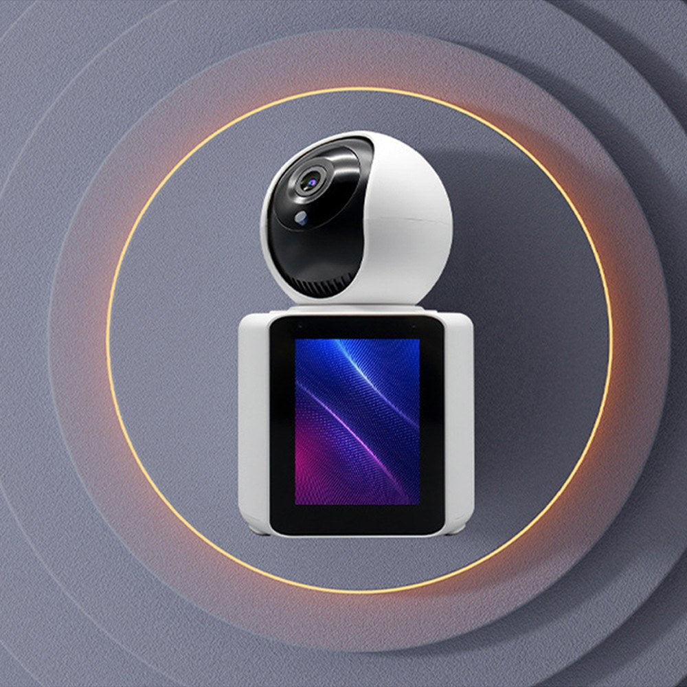 360° Motion Detection Smart Camera with 2.8-Inch Screen for Kids, Elderly, and Pets