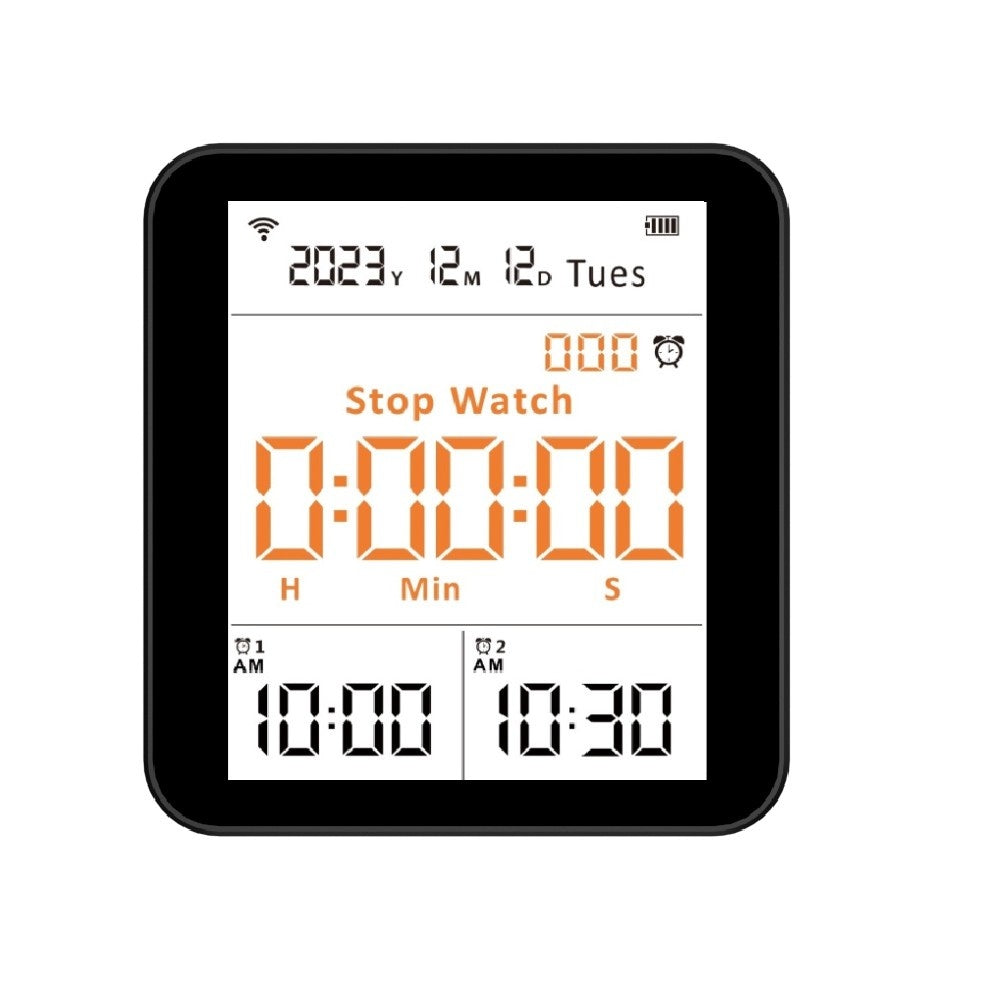 Tuya WiFi Smart Air Quality Monitor 14-in-1 CO2 Detector with Remote App Control & Alarm for Home/Office