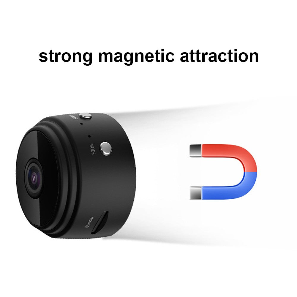 1080P Wireless Smart Camera with Night Vision & Magnetic Back for Home, Baby, Pets