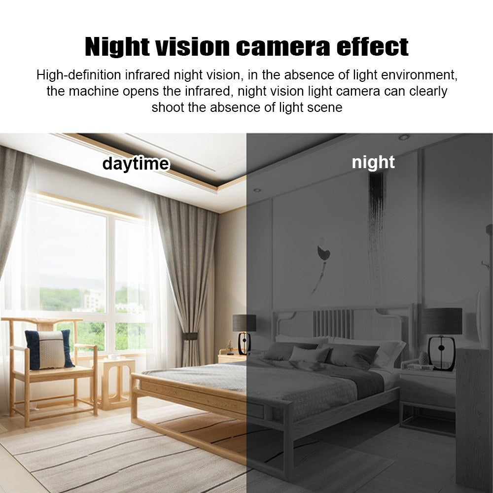 1080P Wireless Smart Camera with Night Vision & Magnetic Back for Home, Baby, Pets