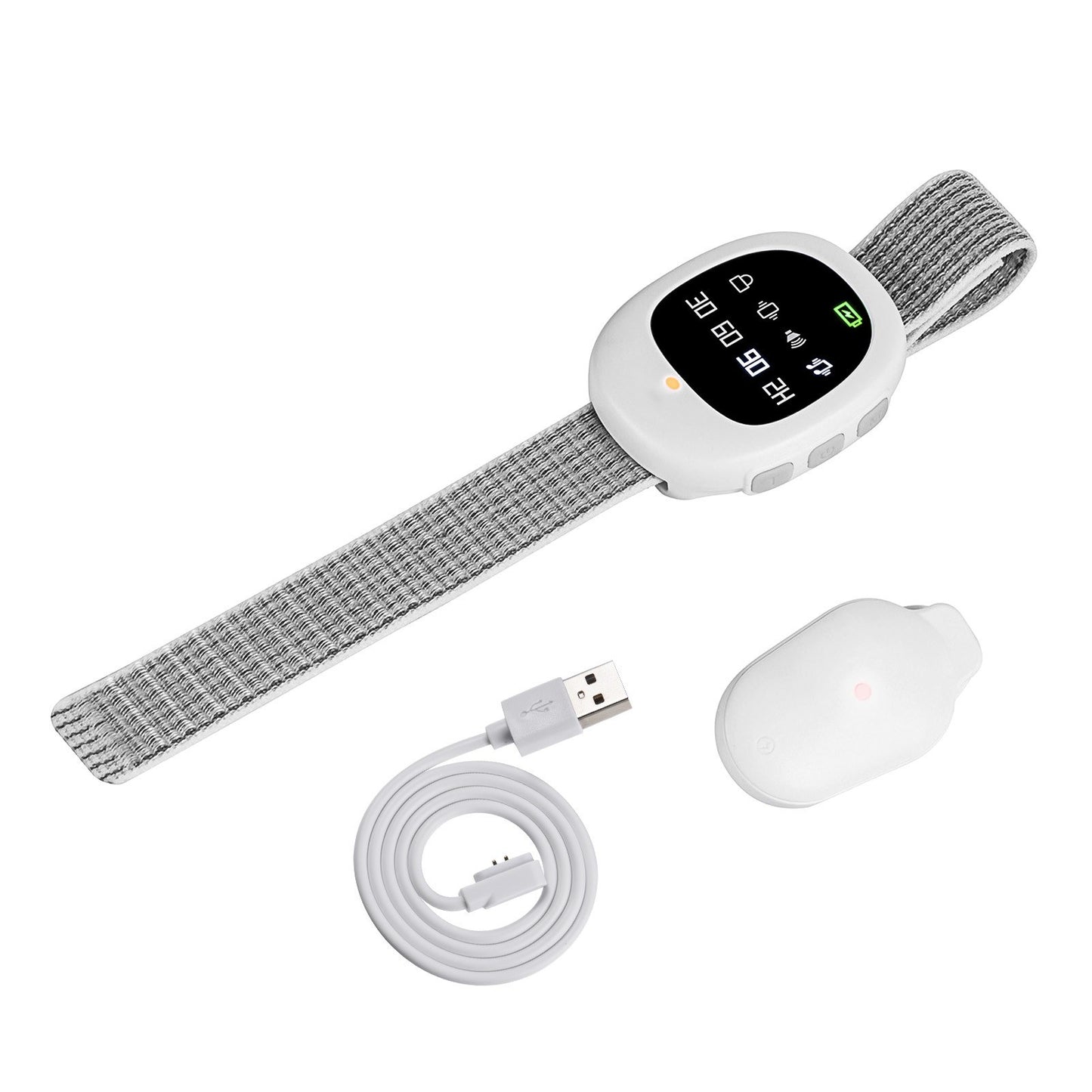 Kids & Elder Care Wireless Bedwetting Alarm Potty Training Wristband Watch